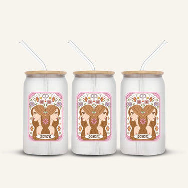 Gemini Glass Cup *FROSTED*